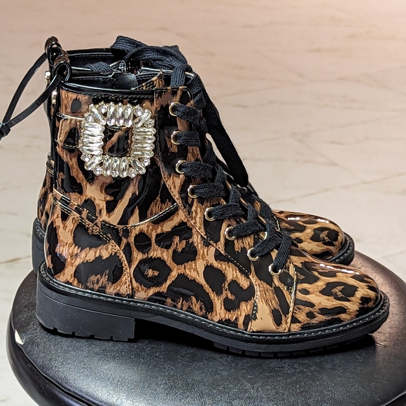 Alex Marie Leopard print patent - Picture 1 of 4